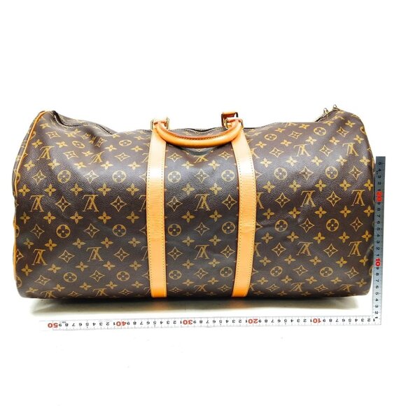 Louis Vuitton LV Boston Bag Keepall 55 Brown Monogram 799-082125 - Picture 2 of 9